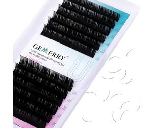 GEMERRY Extensión Pestañas de Seda Pelo a Pelo Pestañas D curva 0.07 Individuales Extensiones Pestañas Mix 8-14mm Naturales Lash Extensions Lifting Pestañas(0.07-D curl-mix 8-14mm)