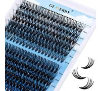 GEMERRY Extensiones de Pestañas Individuales 240PCS Cluster 30D+40D 0.07C Curl 15-20mm mix Volumen Ruso para Pestañas en Casa Prefabricados Pestañas Extensión(30D+40D-C-0.07-15-20mm)