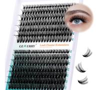 GEMERRY Pestañas Extensiones de Pestañas Individuales 40D/50D Cluster 0.07 D Curl 10-18mm mix Pestañas Volumen Ruso para Pestañas en Casa Prefabricados Pestañas Extensión(40D+50D-0.07D-10-18mm)