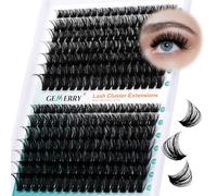 GEMERRY Pestañas Extensiones de Pestañas Individuales 60D/80D Cluster 0.07 D Curl 10-18mm mix Pestañas Volumen Ruso para Pestañas en Casa Prefabricados Pestañas Extensión(80D+100D-0.07D-10-18mm)