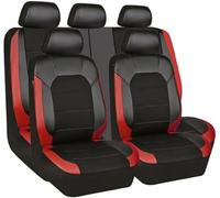 Gemesan 5 Plazas Fundas Asientos Coche para SsangYong Korando Rexton, Universales Impermeables Cuero PU Fundas Asientos Coche, Delanteros Y Traseros Funda De Asiento Protector Accesorios