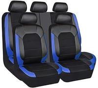 Gemesan 5 Plazas Fundas Asientos Coche para SsangYong Kyron Actyon Tivoli, Universales Impermeables Cuero PU, Delanteros Y Traseros Funda De Asiento Protector Accesorios