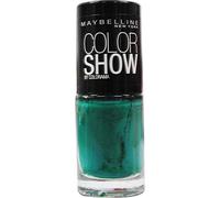 Gemey Maybelline ColorShow 120 Urban - Esmalte de uñas, turquesa, verde intenso