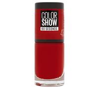 Gemey Maybelline ColorShow - Esmalte de uñas - 43 Red Apple - rojo profundo
