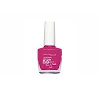 Gemey Maybelline - Esmalte Forever Strong Super Stay 7 Days de Maybelline N° 180 rosa fucsia