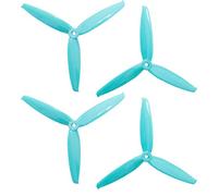 Gemfan Flash 6042 - Hélice de tres palas, hélice de 6 pulgadas, material especial de policarbonato (2 pares, negro)