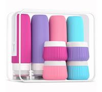 Gemice Botellas de viaje de para artículos de tocador, paquete de 8, artículos de tocador de tamaño de viaje aprobados por la TSA, 90 ml, contenedores de viaje para artículos de tocador