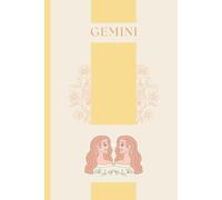 Gemini: 12-Month Planner - Undated Weekly Organizer with Habit Tracker, Mood Log, Time Tracker & Clean Minimalist Layout for Astrology Lovers