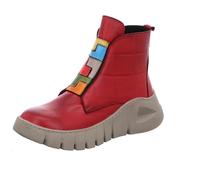 Gemini Botines de Piel para Mujer 033309-02, Talla:38 EU, Color:Rojo
