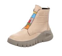 Gemini Botines de Piel para Mujer 033309-02, Talla:42 EU, Color:Beige