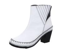Gemini Botines Mujer Cuero Tacón de Bloque Desmontable Suela Interior 335351-02