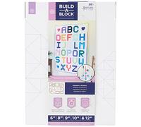 Gemini Build-A-Block-Alfabeto y números, bronce, talla única