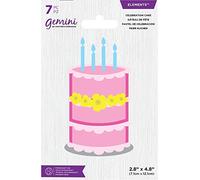 Gemini de Metal Elementos de Troquel Celebración Torta