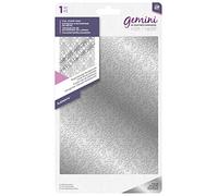 Gemini GEM-FS-ELE-DAMBK Cut n Die Elementos de Troquel de Corte de Lámina il N ’-Damasco Fondo, Plateado, 4.75" x 6.6"