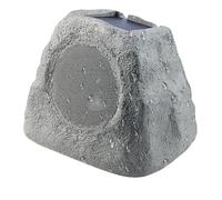Gemini GHRK-500LTMS: Altavoz solar portátil Bluetooth Rock, resistente a la intemperie, multienlace, inalámbrico, iluminación LED