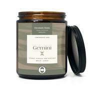 Gemini Gifts for Women, Astrology Gifts for Women, Zodiac Gifts for Women, 9oz Zodiac Candle with 50hr Burn Time, May and June Birthday Gifts for Women
