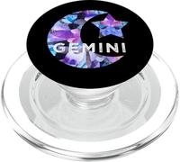 Gemini Gifts Signo del zodiaco Horóscopo de nacimiento Astrología Estrella Luna Signo Sol SIS PopSockets PopGrip para MagSafe