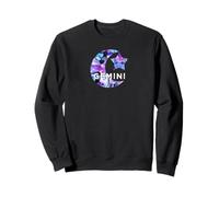 Gemini Gifts Signo del zodiaco Horóscopo de nacimiento Astrología Estrella Luna Signo Sol SIS Sudadera