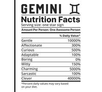 'Gemini' Horoscope Notebook: 8x10 Cornell Lined Journal | 120 Pages | Black & White Astrology-Themed Writing Notebook