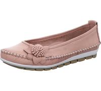 Gemini Mocasines de Cuero para Mujer 003127-01, Talla:37 EU, Color:Rosa