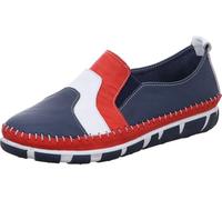 Gemini Mocasines de Cuero para Mujer 395415-01, Talla:37 EU, Color:Azul