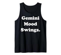 Gemini Mood Swings Zodiac Humor Funny Saying Camiseta sin Mangas