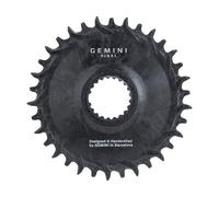 GEMINI RIGEL plato de cadena de carbono para Shimano negro 36 dientes