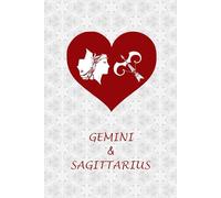 Gemini Sagittarius Couple: Journal Notebook for Gemini and Sagittarius Zodiac Couples. Gift for Horoscope, Astrology Signs Lovers.