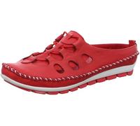 Gemini Sandalias de Cuero para Mujer 382646-01, Talla:42 EU, Color:Rojo