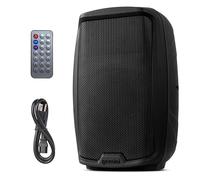 Gemini Sound AS-2115BT Active Bluetooth PA, Woofer de 15 pulgadas 2000W WATTS DJ altavoces, SD, USB, entrada/salida XLR, micrófono de 2 x 1/4 pulgadas/entradas de RCA y AUX con asas, TWS