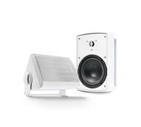 Gemini Sound GHSI-W400BT-PR-WHT Altavoz de graves potente de 4 pulgadas, potencia máxima de 100 vatios, resistente al agua, Bluetooth.