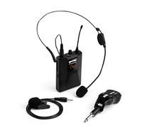 Gemini Sound Pro Audio GMU-HSL100 Plug and Sing Karaoke DJ, Bluetooth, Banda UHF, micrófono Lavalier con Conector inalámbrico de 1/4 Pulgadas, Adaptador transmisor para Altavoces
