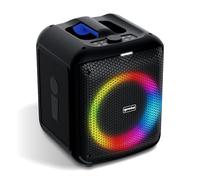 Gemini Sound Serie GGO - Boombox Bluetooth portátil GGO-650L - Modelos de 100 W y 200 W, luces LED para fiestas, emparejamiento TWS, micrófono inalámbrico