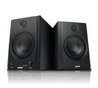 Gemini Sound SMX-5BT - Altavoces de Monitor de Estudio de 5 Pulgadas con Bluetooth, Potencia máxima de 200 W, entradas TRS/RCA/auxiliares, afinación acústica, par Activo/pasivo para Estudio en casa