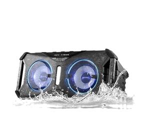 Gemini Sound SOSP-8 Soundsplash Fash Floating Bluetooth Flotante Partido portátil Party LED Lightshow 420W Watts Recargable Batería Puerto Inalámbrico Inalámbrico Dual de 8 pulgadas Woofers Boombox