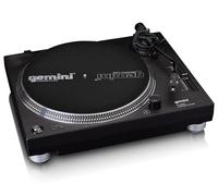 Gemini Sound TT-5000 Tocadiscos de accionamiento Directo de Alto par con USB, Vinilo digitalizado, preamplificador Fono Integrado, 33/45/78 RPM, Control de Tono, Listo para DJ