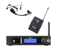 Gemini Sound UHF-6100HL Lavalier inalámbrico y micrófono de auriculares: sonido de precisión para cada palabra y melodía