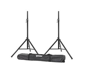 Gemini St serie ST-04 profesional Audio DJ plegable telescópico trípode soporte de altavoz de acero adonized negro, hasta 80 cm, (90,7 kg) capacidad de peso