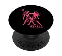 Gemini Star Sign Birthday Zodiac Horoscope Playing Card PopSockets PopGrip Adhesivo