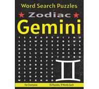 Gemini - Word Search Puzzles: Screen-Free Puzzles for Mental Fitness, Relaxation and Fun (Zodiac - Word Search Puzzles)