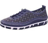 Gemini Zapatillas en Piel con Cordones para Mujer 395438-01, Talla:37 EU, Color:Azul