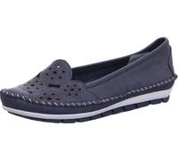 Gemini Zapatillas Para Dama De Cuero Con Cortes Y Diseño De Flores 382336-01