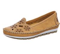 Gemini Zapatillas Para Dama De Cuero Con Cortes Y Diseño De Flores 382336-01