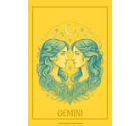 Gemini Zodiac Notebook: Astrology-Themed Gemini Star Sign Journal | 6” x 9” Lined Notebook | 120 Pages | Celestial Gemini Gift for Horoscope Lovers, Writers & Thinkers
