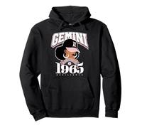 Géminis 1965 Afro B-Day Queen Sudadera con Capucha