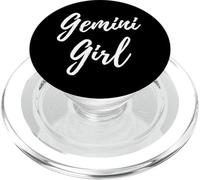 Géminis Muchacha Signo Del Zodiaco Horóscopo Astrología PopSockets PopGrip para MagSafe
