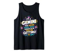 Géminis Nunca Sabes qué versión obtendrás Camiseta sin Mangas