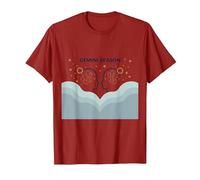 Géminis Temporada Celestial Zodiaco Arte Astrología Camiseta, Hombre, Arándano, M