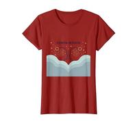 Géminis Temporada Celestial Zodiaco Arte Astrología Camiseta, Mujer, Arándano, M
