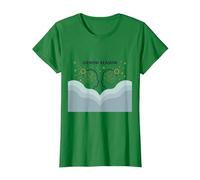 Géminis Temporada Celestial Zodiaco Arte Astrología Camiseta, Mujer, Verde Kelly, 3XL